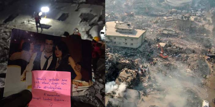 Kahramanmaraş depreminden geriye akıllardan silinmeyecek iki kardeşin birbirine o notu ve fotoğrafı kaldı: "Karanlık yerlerde sana ışık olsun"