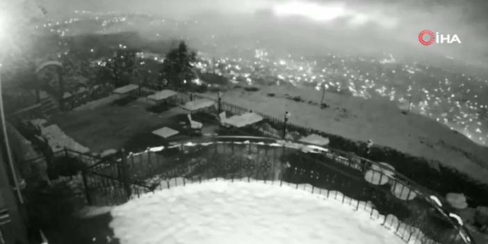 Kahramanmaraş depreminin yeni görüntüleri ortaya çıktı! Peş peşe ışıklar parladı, şehir karanlığa gömüldü