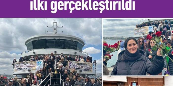 Pendikli kadınlar baharı boğazda karşıladılar: "Erguvan zamanı boğaz gezisi"nin ilki gerçekleştirildi