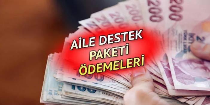 E-Devletten Başvuru Yapana Aile Destek Programı Ödemesi Yapılıyor