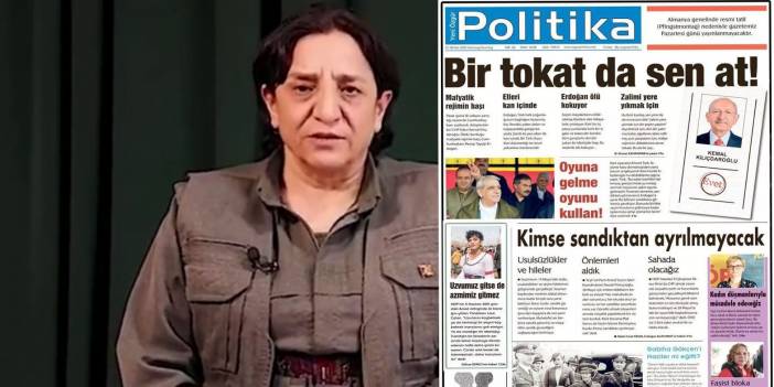 PKK'lI teröristler Kılıçdaroğlu'na oy istedi, PKK, yanlısı gazete "Erdoğan ölü kokuyor" cümlesiyle tüm nefretini kustu