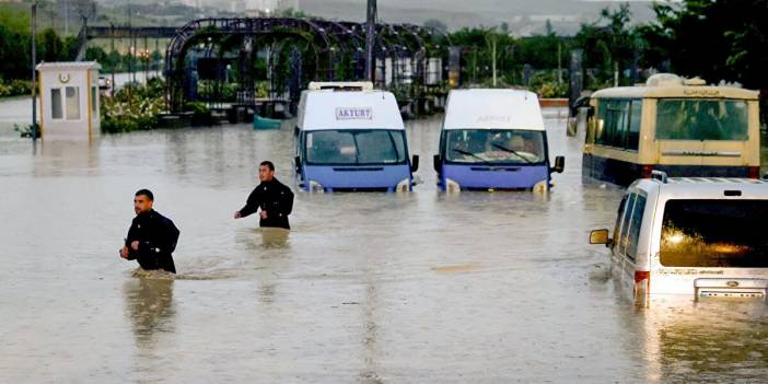 Ankara'da yağışların ardından ev ve iş yerleri sular altında kaldı, fareler sokakları bastı!