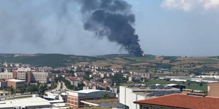 Son dakika! Bursa'da fabrika yanıyor! Dumanlar kentin bir çok yerinden görülüyor!