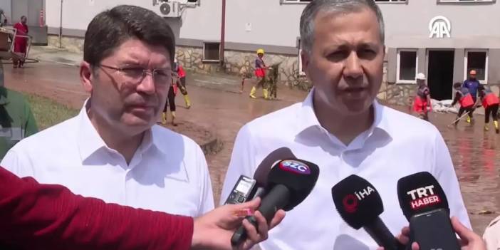 Karadeniz'de sel felaketinde son durum! Bakanlar önemli açıklamalar yaptı!
