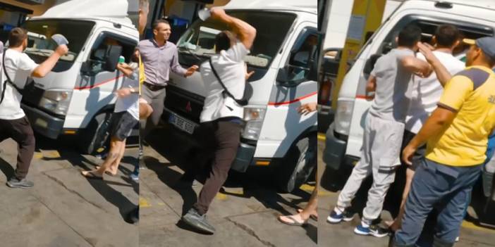 Maltepe'de korku dolu anlar! Tartıştığı adama satırla saldırdı!