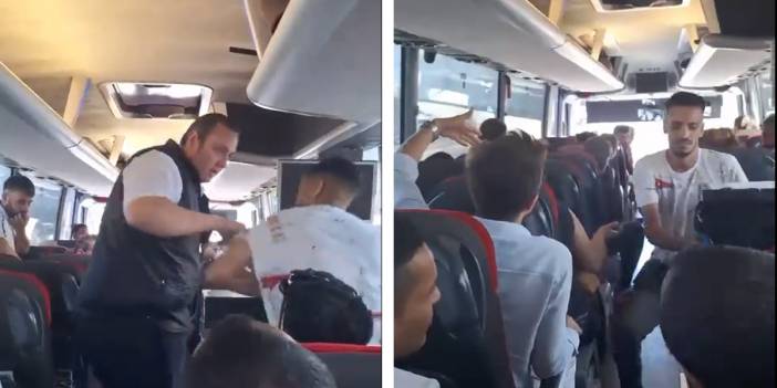 İstanbul'da yabancı uyruklu bir şahıs otobüste idrarını pet şişeye yaptı! Şoför o yolcuları yaka paça aşağı attı!