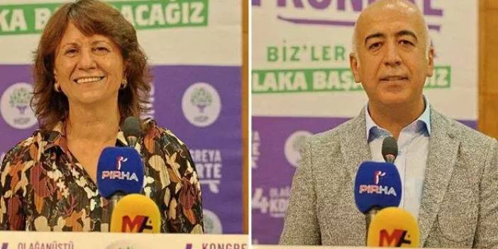 HDP'de kongre yapıldı, Sultan Özcan ve Cahit Kırkazak yeni eş genel başkanı oldu, İstiklal marşı yine okunmadı