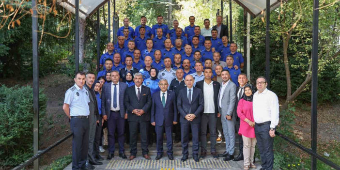 Başkan Alim Işık, zabıta personeli ile kahvaltıda buluştu