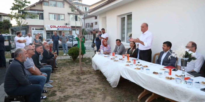 Başkan Özlü “Bu toplantılar siyasi değil, insani buluşmadır”