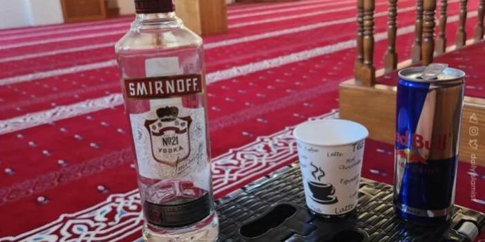 Camide rakı masası kurup "bulabilirse" notuyla paylaşan şüpheli: Ben ateistim, cami beni ilgilendirmez pişmanım! dedi