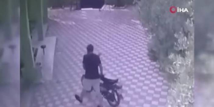 Bursa'da inanılması güç hırsızlık olayı! Namazı yarıda bıraktı, imamın motosikletini çaldı