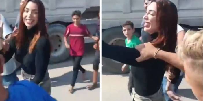 Dünya esir alınırken etrafa gülücükler saçan İsrailli kadını konuşuyor!