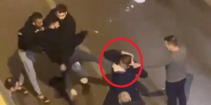 Bursa’da iki grup birbirine girdi! Kavga ettiği adamın yüzüne uçan tekme attı!