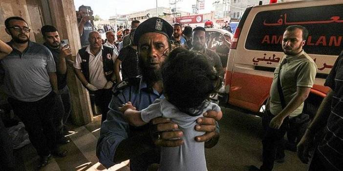 İsrail katliama doymuyor! Şifa Hastanesinin ameliyathanesini vurdu iç burkan görüntüler