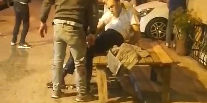 Çocukların kavgasına babalar da dahil olunca kan döküldü!