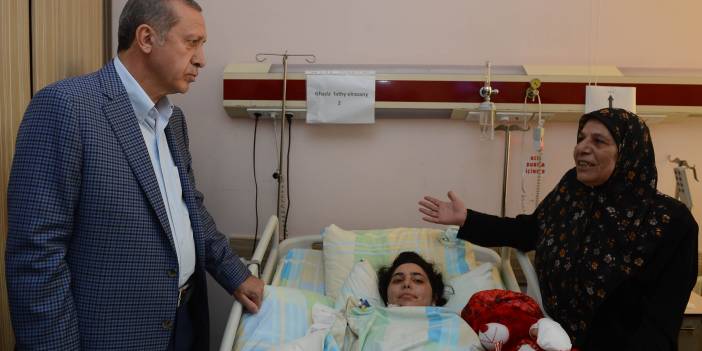 Türkiye'de tedavi altına alınan Gazzelileri başkan Erdoğan tek tek ziyaret etti