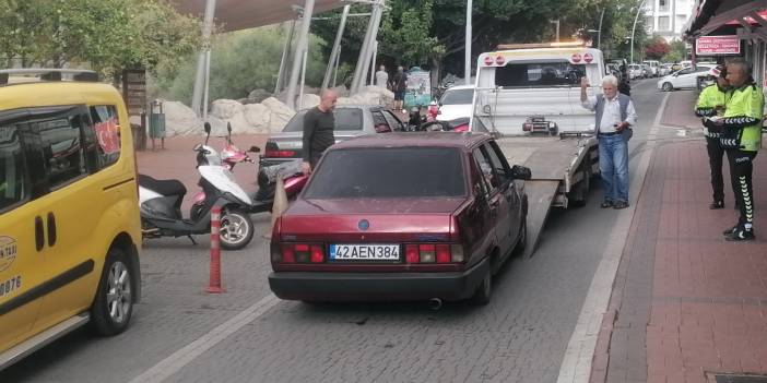 Polisin karşısında egzoz patlattı bedelini ağır ödedi!