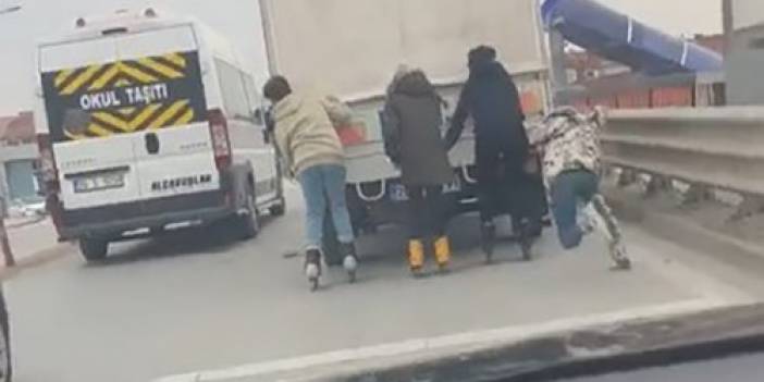 Patenli çocuklar canlarını işte böyle hiçe saydı!