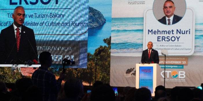 Kültür ve Turizm Bakanı Mehmet Nuri Ersoy: "Türkiye olarak turizmde artık dünyanın süper ligindeyiz"