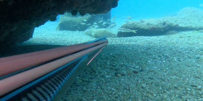 Depreme denizin altında balık avlarken yakalandı! Korku dolu anları amatör kamerayla böyle kaydetti!