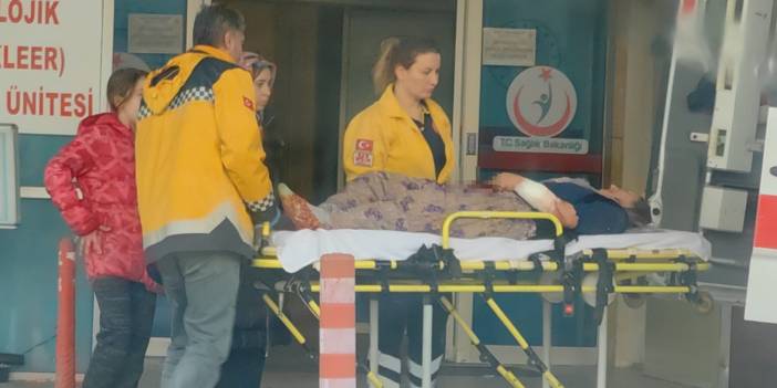 Bursa'da feci olay! Odun keseyim derken karısının kolunu kesti!