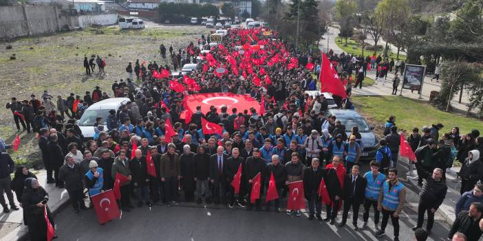 Başakşehir'de Şehadet Yürüyüşü, “Şehitler Ölmez, Vatan Bölünmez”
