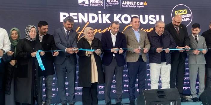 Ahmet Cin'den Pendik'e dev bir eser daha! Pendik korusu muhteşem bir törenle hizmete açıldı