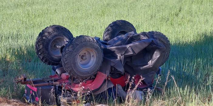 Burdur’da feci kaza! Yaşlı adamın sürdüğü ATV devrilince, altında kalarak can verdi!