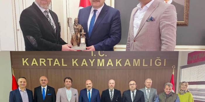 AHİSİAD’tan Kartal Kaymakamı Edip Çakıcı’ya Ziyaret
