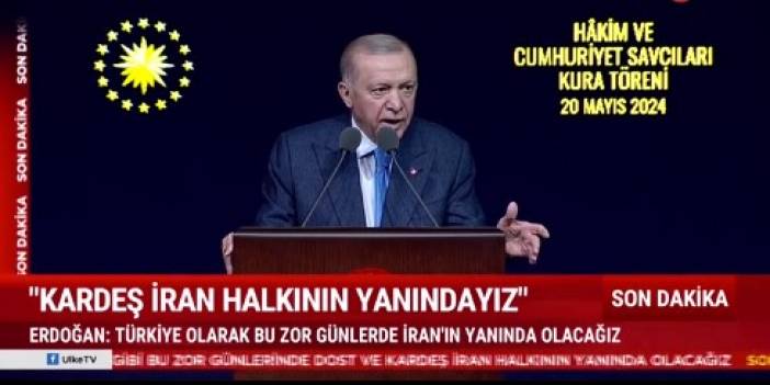 Cumhurbaşkanı Erdoğan, “26. Dönem Adli Yargı ve 16. Dönem İdari Yargı Kura Töreni”nde konuştu
