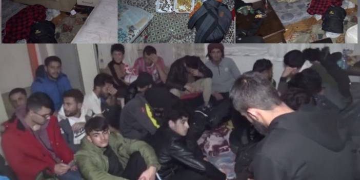 Polisin operasyon yaptığı evde, içler acısı görüntü!