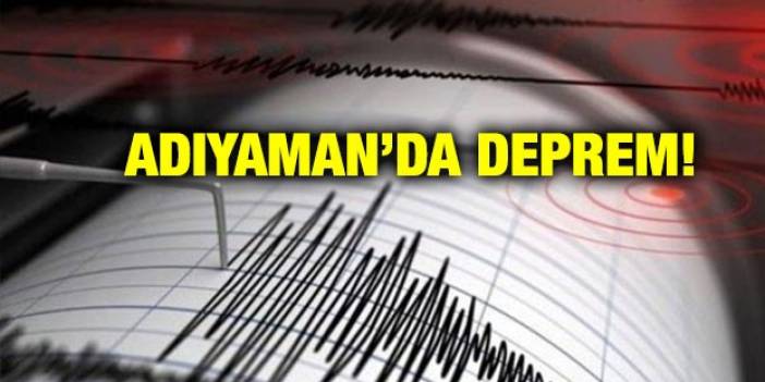 Son dakika! Adıyaman'da 4,2 Büyüklüğünde Deprem Meydana geldi!