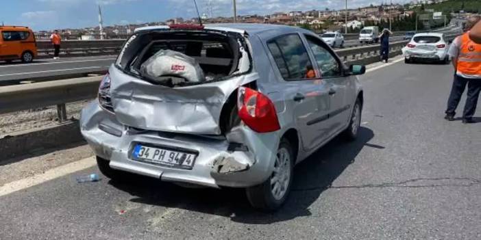 TEM'de feci kaza: 3 araç birbirine girdi, çok sayıda yaralı var!