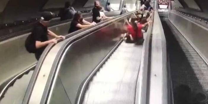 İzmir Metrosu'nda yürekleri ağıza getiren o görüntüler ortaya çıktı!