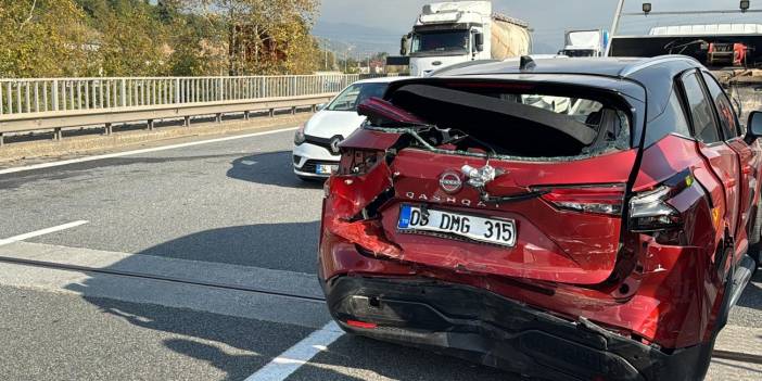 Anadolu Otoyolu'nda zincirleme kaza meydana geldi!