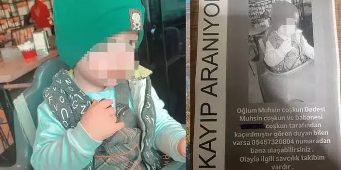 Babaanne ve dedenin torun kaçırma iddiasında yeni gelişme: Muhsin bebek annesine kavuştu!