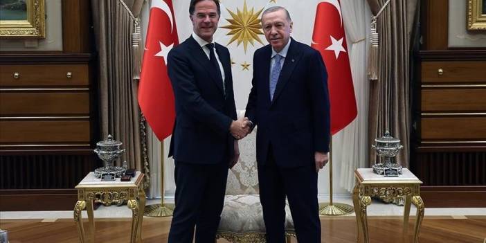 NATO ile ilk temas: Cumhurbaşkanı Erdoğan, NATO Genel Sekreteri Rutte ile görüştü