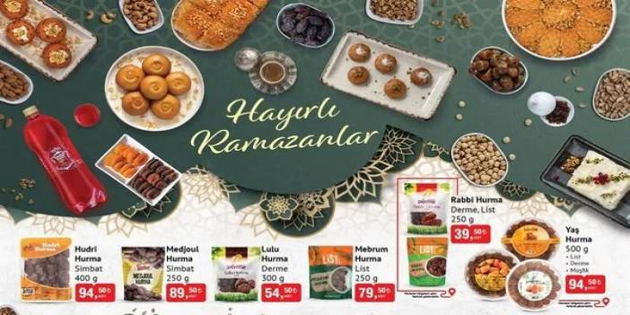 BİM, 2025 Ramazan paketini açıkladı! Ramazan ayına özel gıda ürünleri indirimli: Ramazan şerbeti, Güllaç, Hurma, kadayıf...