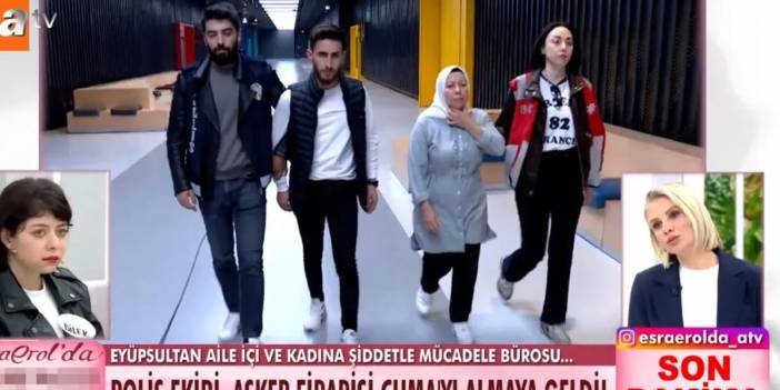 Esra Erol'da canlı yayında gözaltı! Damadıyla kaçan kaynanayı dünürü böyle uyarmış: Oğlum sapıktır, evinde yatırma!