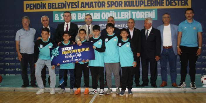 Pendik Belediyesi’nden Amatör Spor Kulüplerine Nakti ve Malzeme yardım Desteği