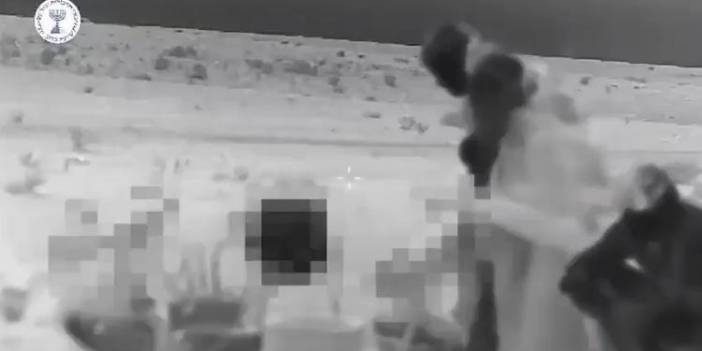 Mossad paylaştı! İran'a saldırı ile ilgili şok eden görüntü