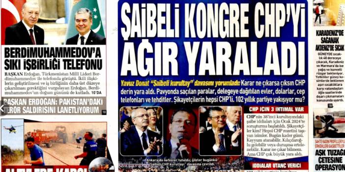 Şaibeli kongre CHP'yi ağır yaraladı: 30 Haziran 2025 gazete manşetleri