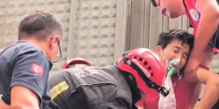 O görüntüler kahretti! İş kazasında 2 bacağı birden koptu!