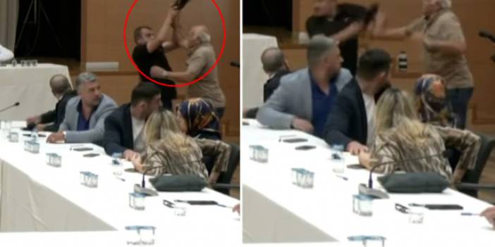 Şile'de Sacit Terzi belediye başkanvekili seçildi: Seçimde gerginlik, ayakkabısını eline alıp kürsüye fırlatmaya çalıştı!