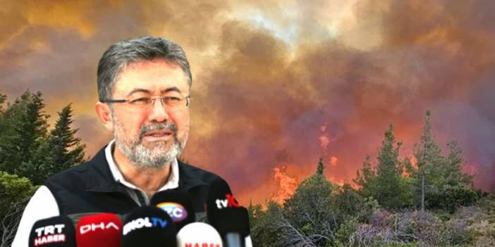 Bakan Yumaklı orman yangınlarıyla ilgili son durumu açıkladı: Sadece bir bölge kaldı