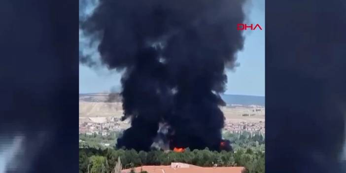 Son dakika... Kütahya Hava Er Eğitim Tugay Komutanlığı'nda yangın çıktı!