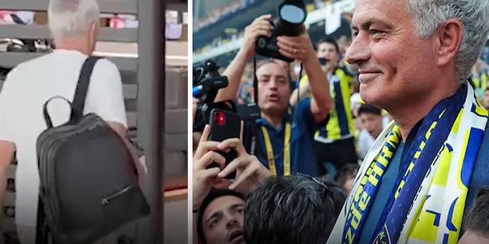 Jose Mourinho Türkiye'den ayrıldı! Binlerce kişi ile geldi, çantasını doldurup tek başına gitti