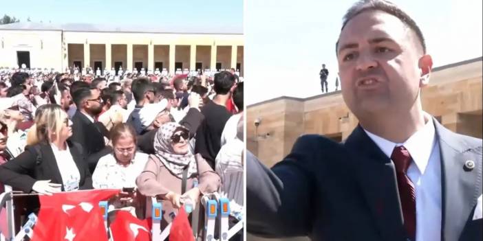 Anıtkabirde Erdoğan lehine atılan slogan CHP'li milletvekilini küplere bindirdi: "Burası bir mezarlık, bu olacak iş mi?