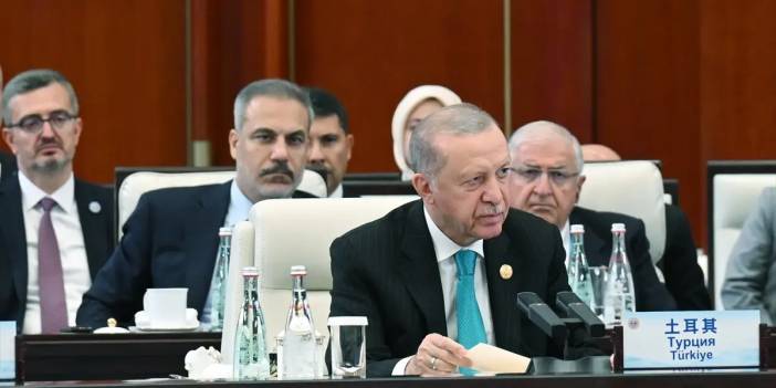 Erdoğan Çin'deki zirveden seslendi: Gazze'deki vahşeti 23 aydır durduramamanın hiçbir izahı yoktur ve olamaz!