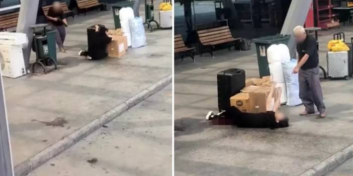 Otobüs terminalinde akıl almaz görüntüler: Kızına öfkelenen baba tüfekle ateş etti!